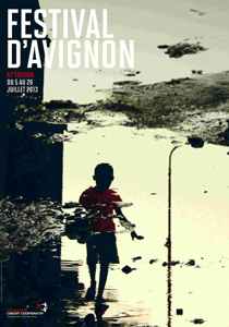 Affiche du Festival d'Avignon 2013